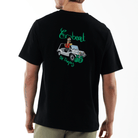 ALLARD BLACK | Oversize Cotton T-Shirt ESCOBART MOKE - Bain de Mer