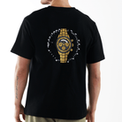 ALLARD BLACK | Oversize Cotton T-Shirt WATCH LIMITED D - Bain de Mer