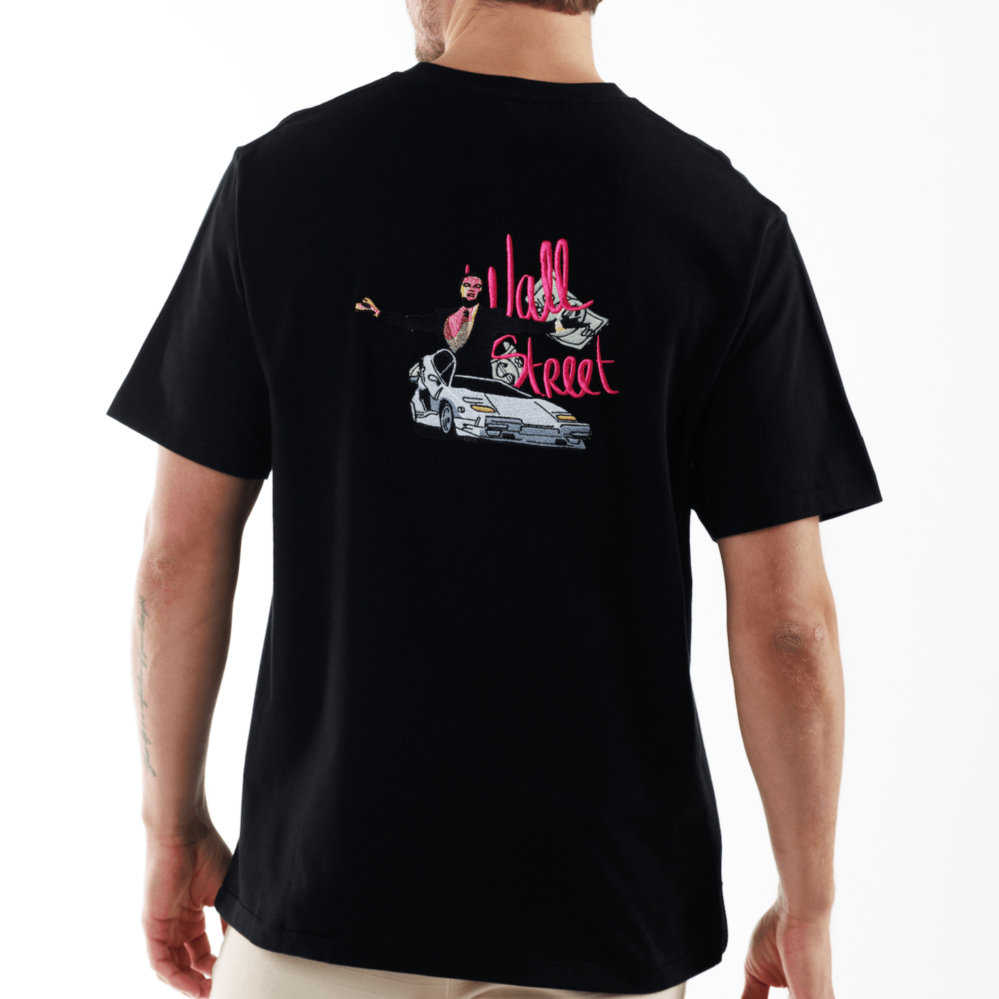 ALLARD BLACK | Oversized Cotton T-Shirt THE WALL STREET - Bain de Mer