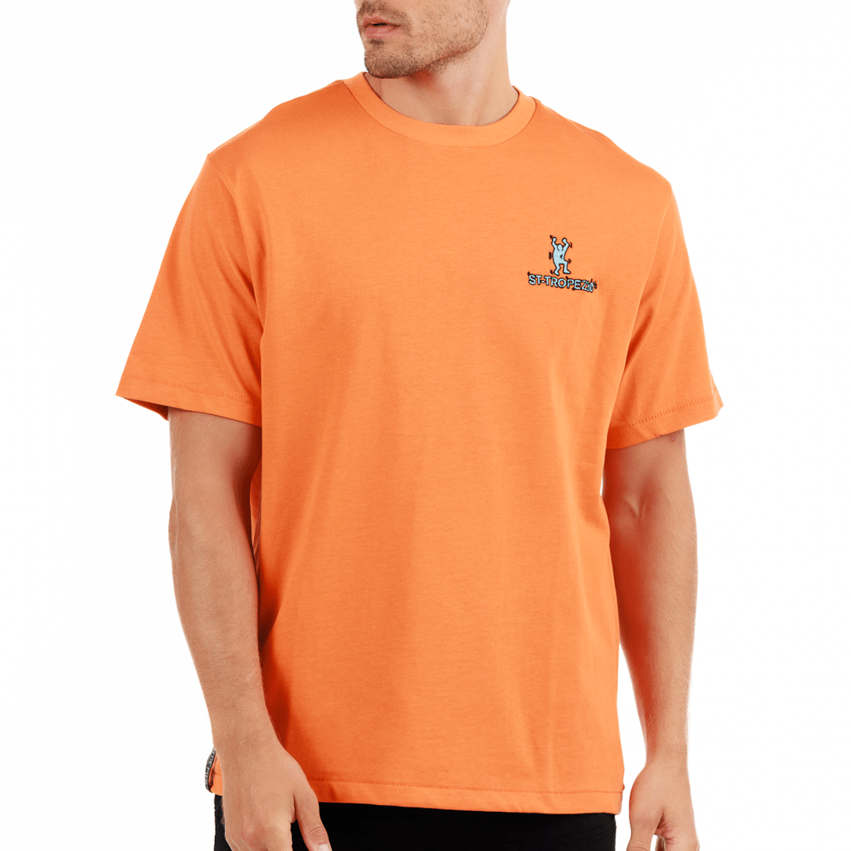 ALLARD ORANGE | Mens Cotton Oversized T-Shirt ST TROPEZ LIMITED EDITION - Bain de Mer