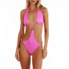 EVA SHINY PINK | One-piece Swimsuit - Bain de Mer