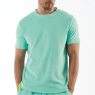 HARMONIE TIFFANY BLUE | Towelling T-shirt - Bain de Mer