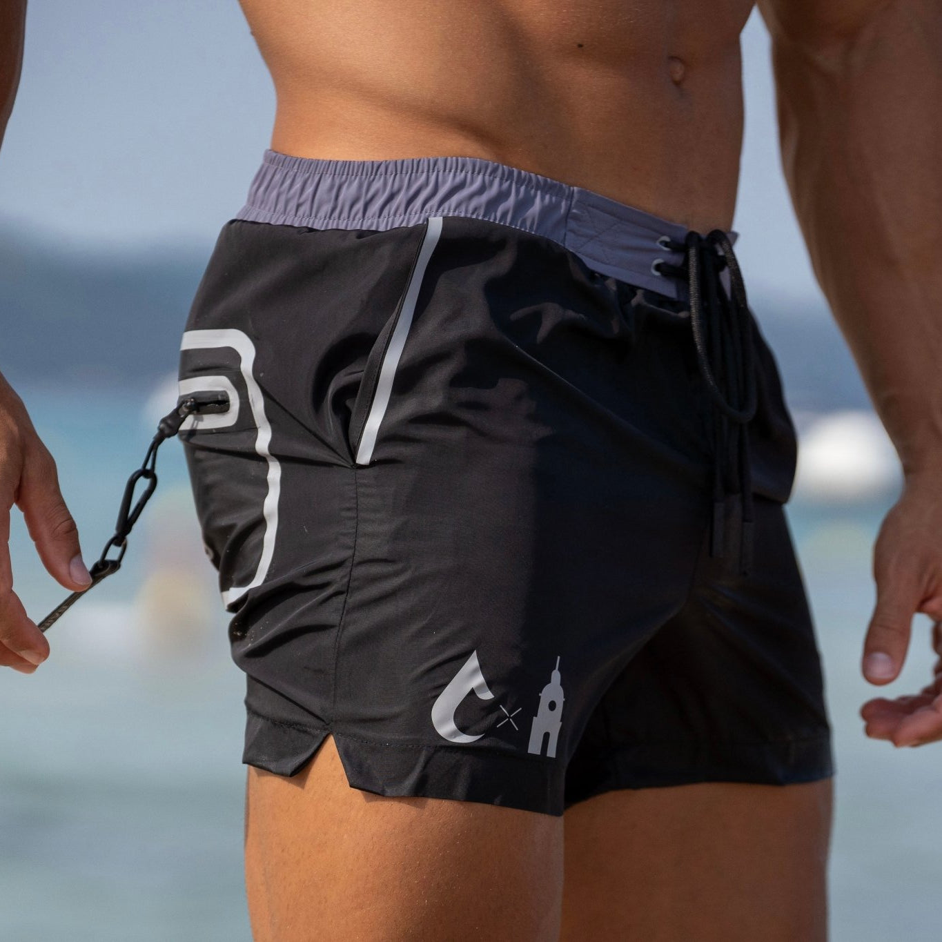 LIMITED EDITION | Tech Swimwear BDM x THRST Black - Bain de Mer