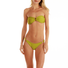 NIKKI METALLIC OLIVE | Bikini Top - Bain de Mer