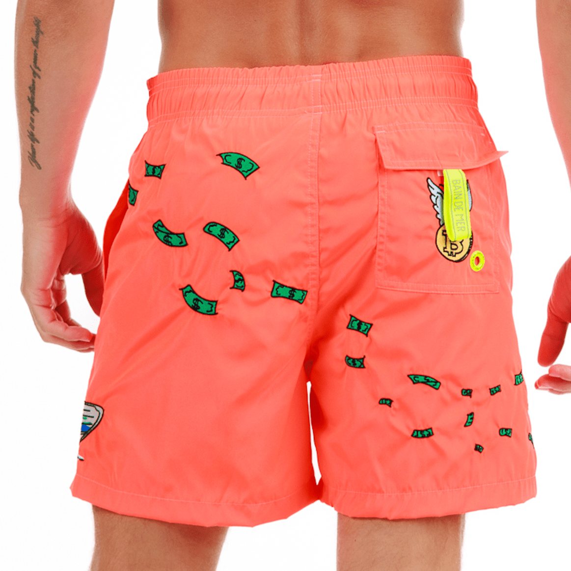 SALIN CORAL | Mens Swimwear CATCH THE DOLLAR - Bain de Mer