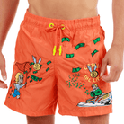 SALIN ORANGE | Mens Swimwear CATCH THE DOLLAR - Bain de Mer