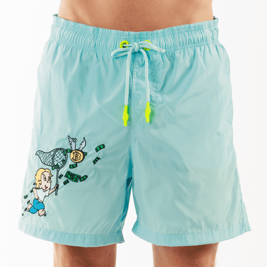 SALIN SKY BLUE | Mens Swimwear RICH THE DOLLAR MONO - Bain de Mer