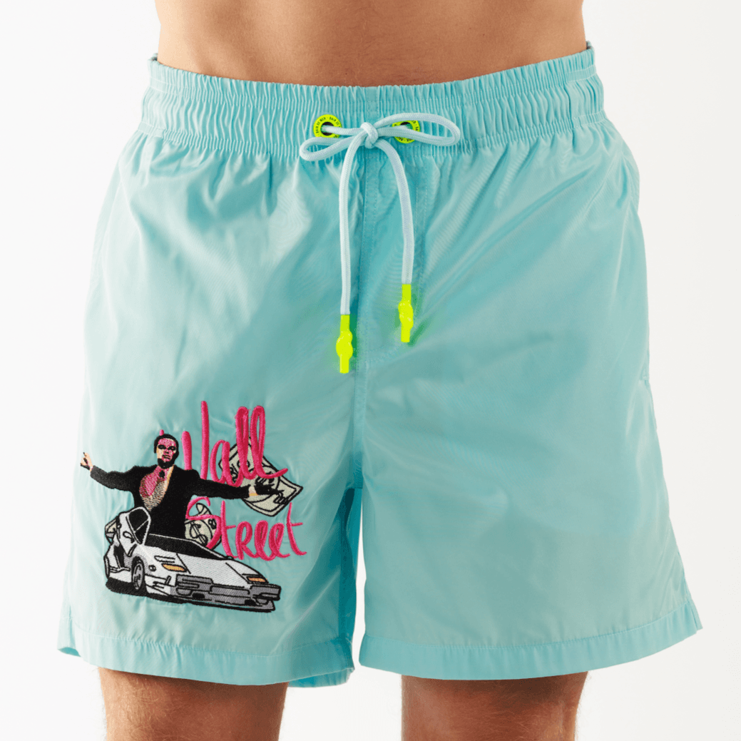 SALIN SKY BLUE | Mens Swimwear THE WALL STREET - Bain de Mer