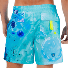 SALIN SKY BLUE | Mens Swimwear THE WATCH ALLOVER PRINT - Bain de Mer