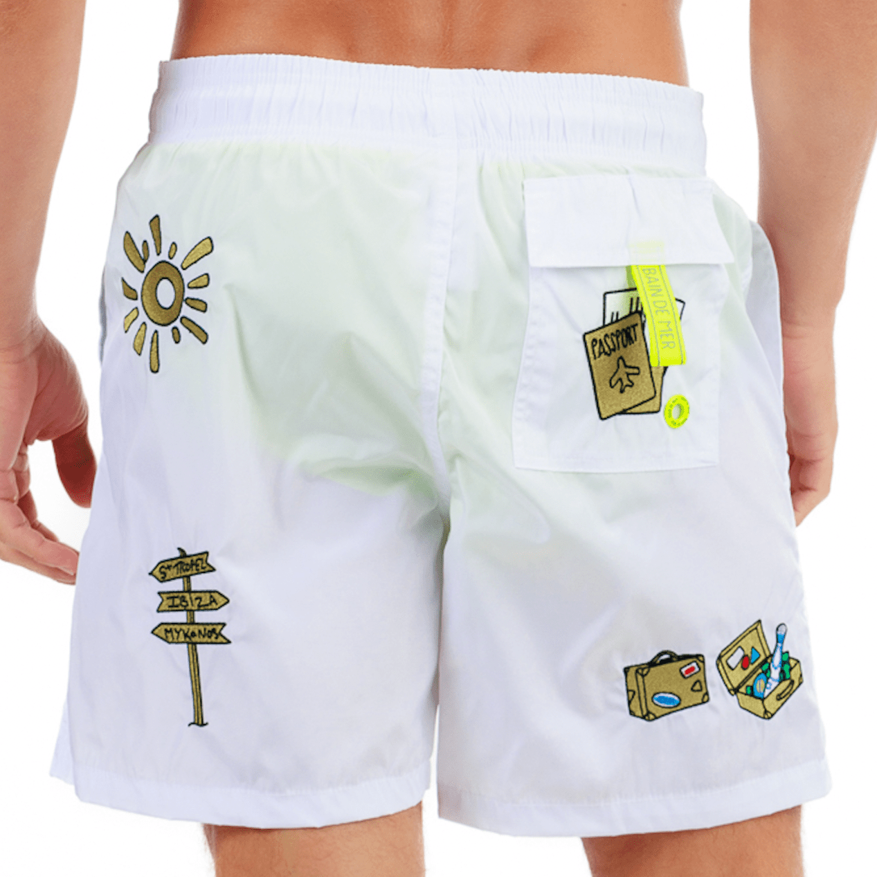 SALIN WHITE | Mens Swimwear SUMMER TOUR - Bain de Mer