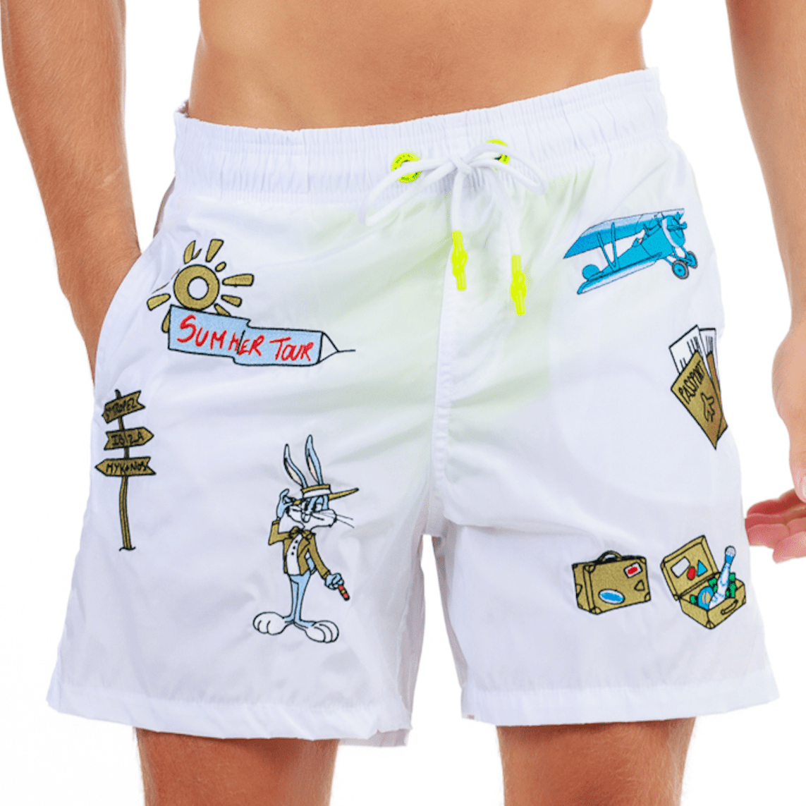 SALIN WHITE | Mens Swimwear SUMMER TOUR - Bain de Mer