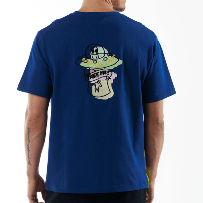 ALLARD ROYAL BLUE | Oversize Cotton T-Shirt THE TRIP - Bain de Mer