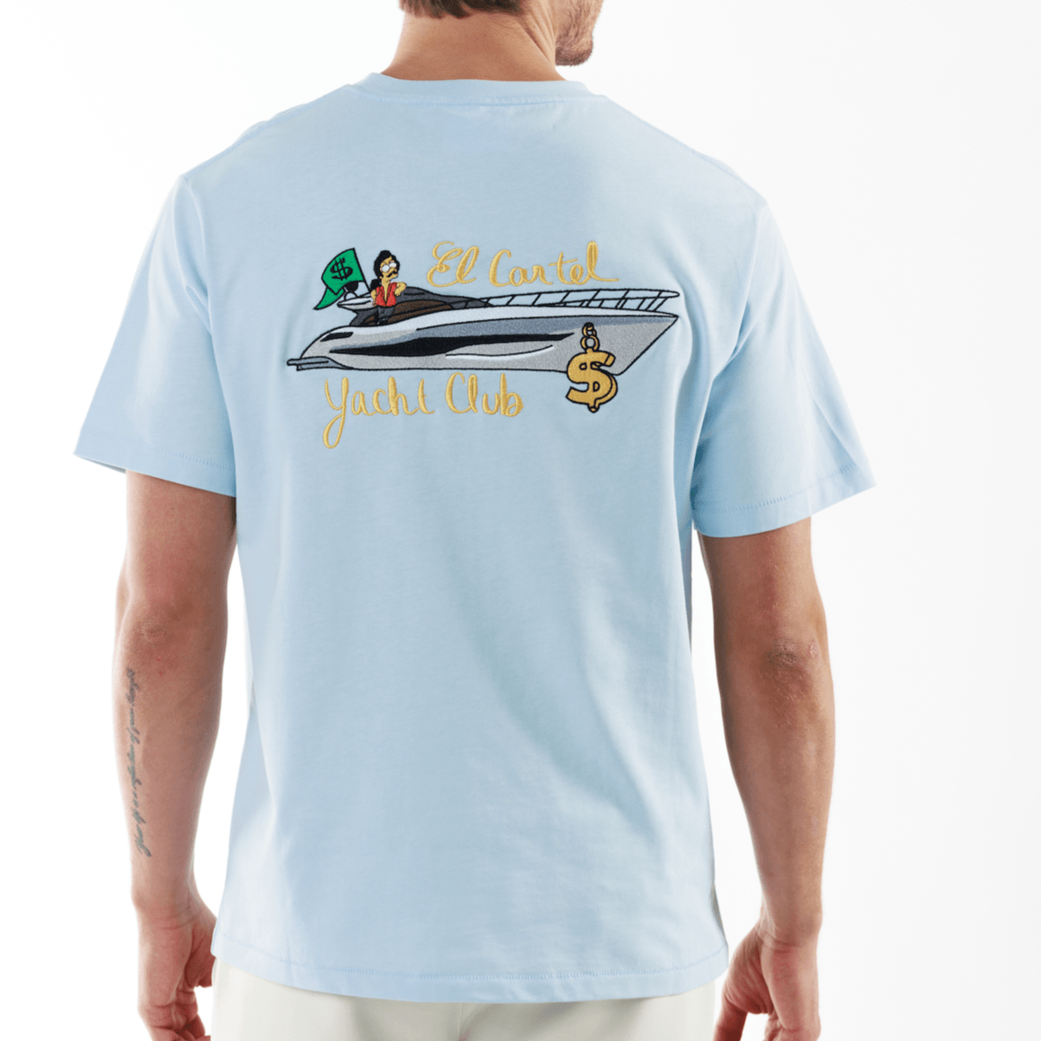 ALLARD SKY BLUE | Oversized Cotton T-Shirt EL CARTEL YACHT - Bain de Mer