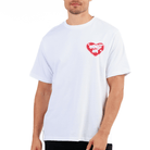 ALLARD WHITE | Mens Cotton Oversized T-Shirt STREET ART - Bain de Mer