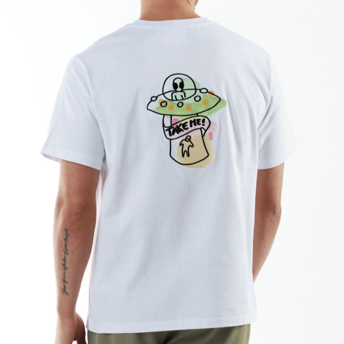 ALLARD WHITE | Oversize Cotton T-Shirt THE TRIP - Bain de Mer
