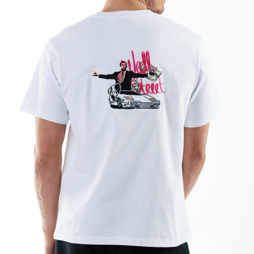 ALLARD WHITE | Oversize Cotton T-Shirt THE WALL STREET - Bain de Mer