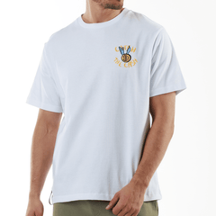 ALLARD WHITE | Oversized Cotton T-Shirt CATCH THE DOLLAR - Bain de Mer