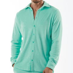 BAGATELLE TIFFANI BLUE | Towelling Shirt - Bain de Mer