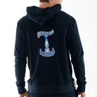 BOHEME NAVY BLUE | Towelling Hoodie AZUL POR FAVOR - Bain de Mer