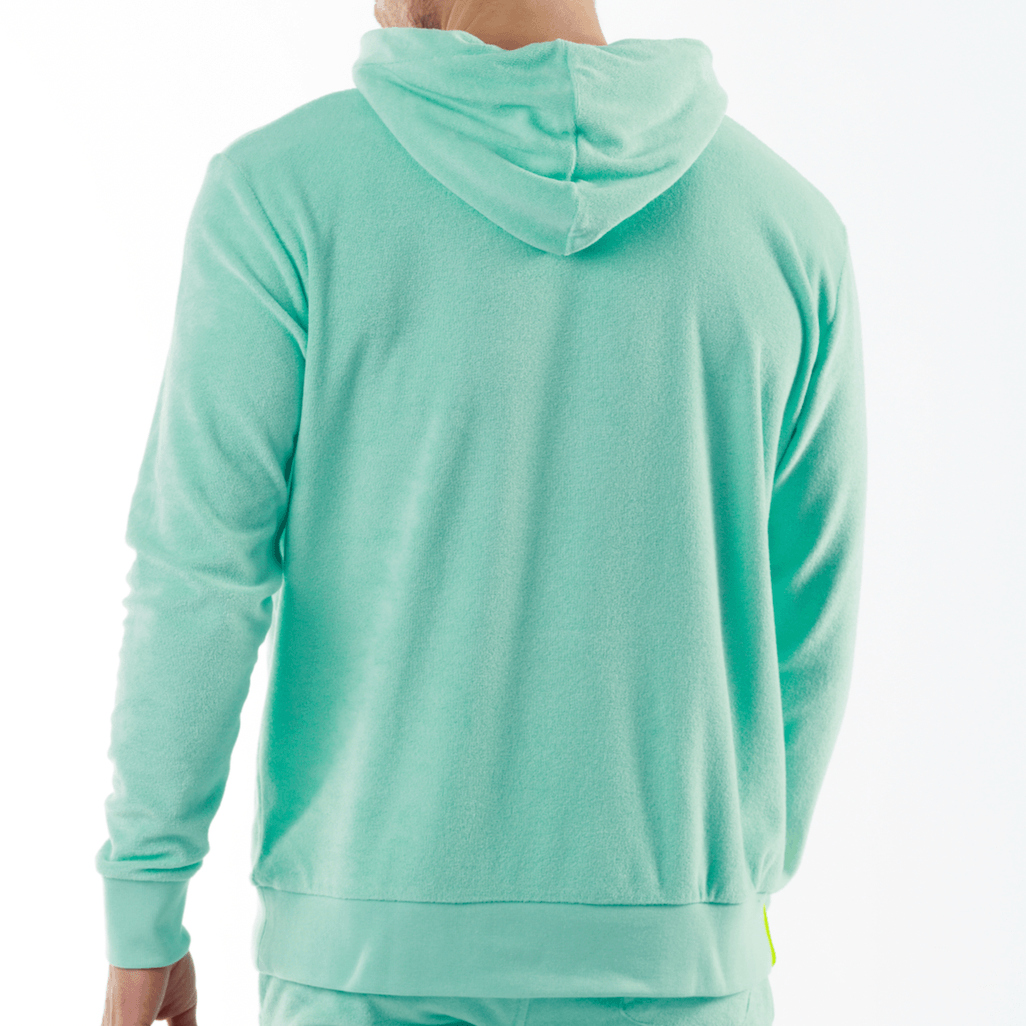 BOHEME TIFFANY BLUE | Towelling Hoodie - Bain de Mer