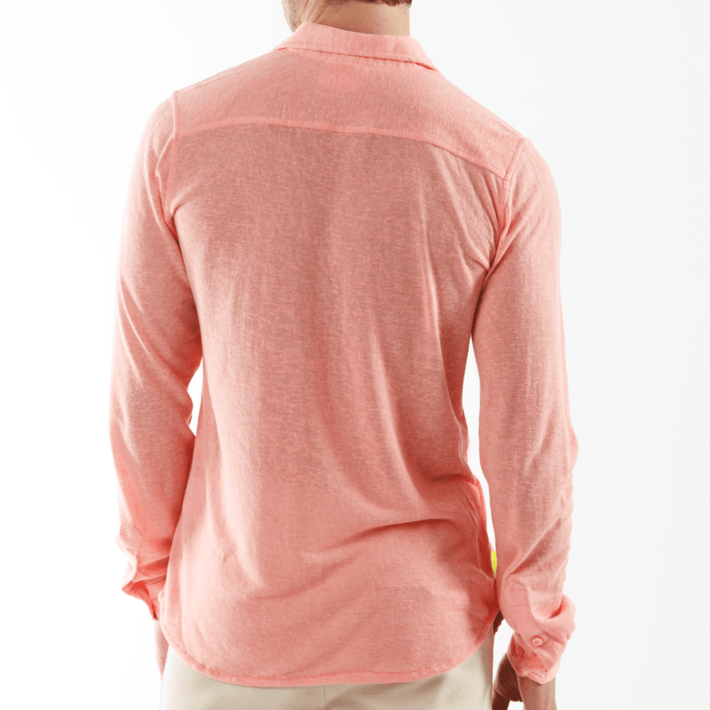 BYBLOS CORAL | Linen Shirt Long Sleeve - Bain de Mer
