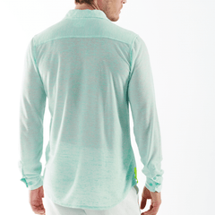 BYBLOS TIFFANY BLUE | Linen Shirt Long Sleeve - Bain de Mer