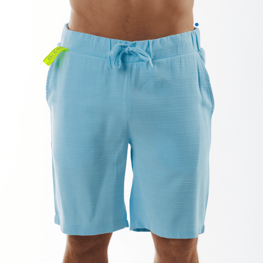 CLUB 55 SKY BLUE | Mens Linen Shorts - Bain de Mer