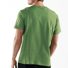 GAMBETTA MILITARY GREEN | Cotton T-Shirt RICH THE DOLLAR - Bain de Mer