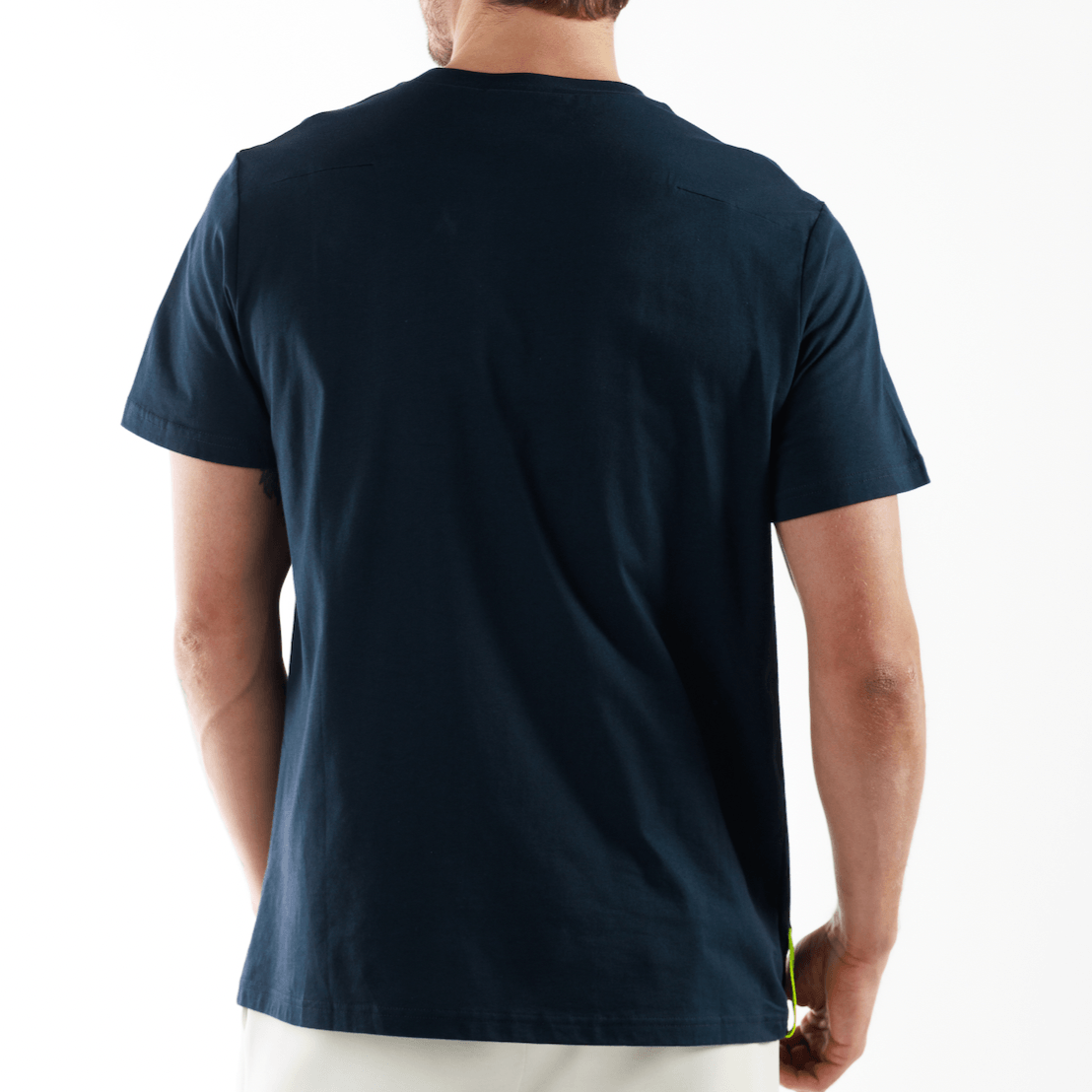 GAMBETTA NAVY BLUE | Classic Cut Cotton T-Shirt AZUL - Bain de Mer