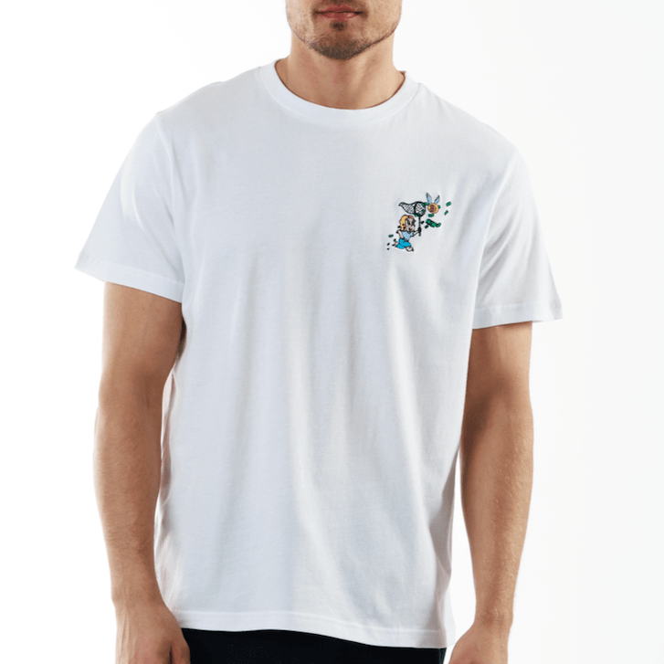 GAMBETTA WHITE | Cotton T-Shirt RICH THE DOLLAR - Bain de Mer