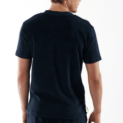 HARMONIE NAVY BLUE | Towelling T-shirt - Bain de Mer