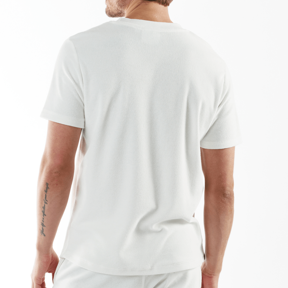 HARMONIE WHITE | Towelling T-shirt - Bain de Mer
