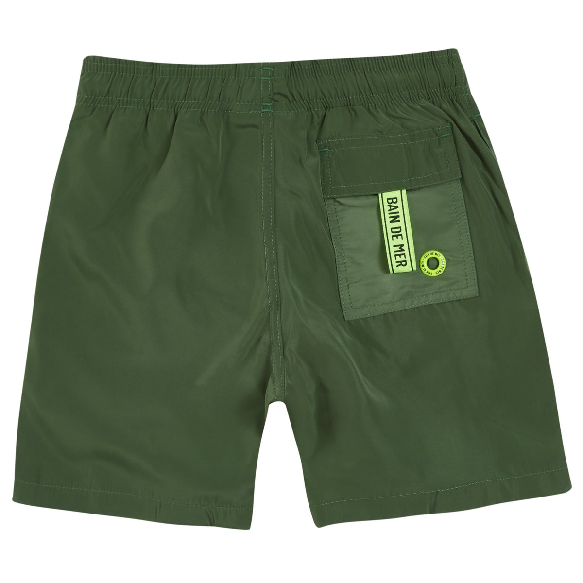 KIDS - Big skull military green | Kids Swimwear - Bain de Mer