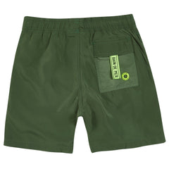 KIDS - Big skull military green | Kids Swimwear - Bain de Mer