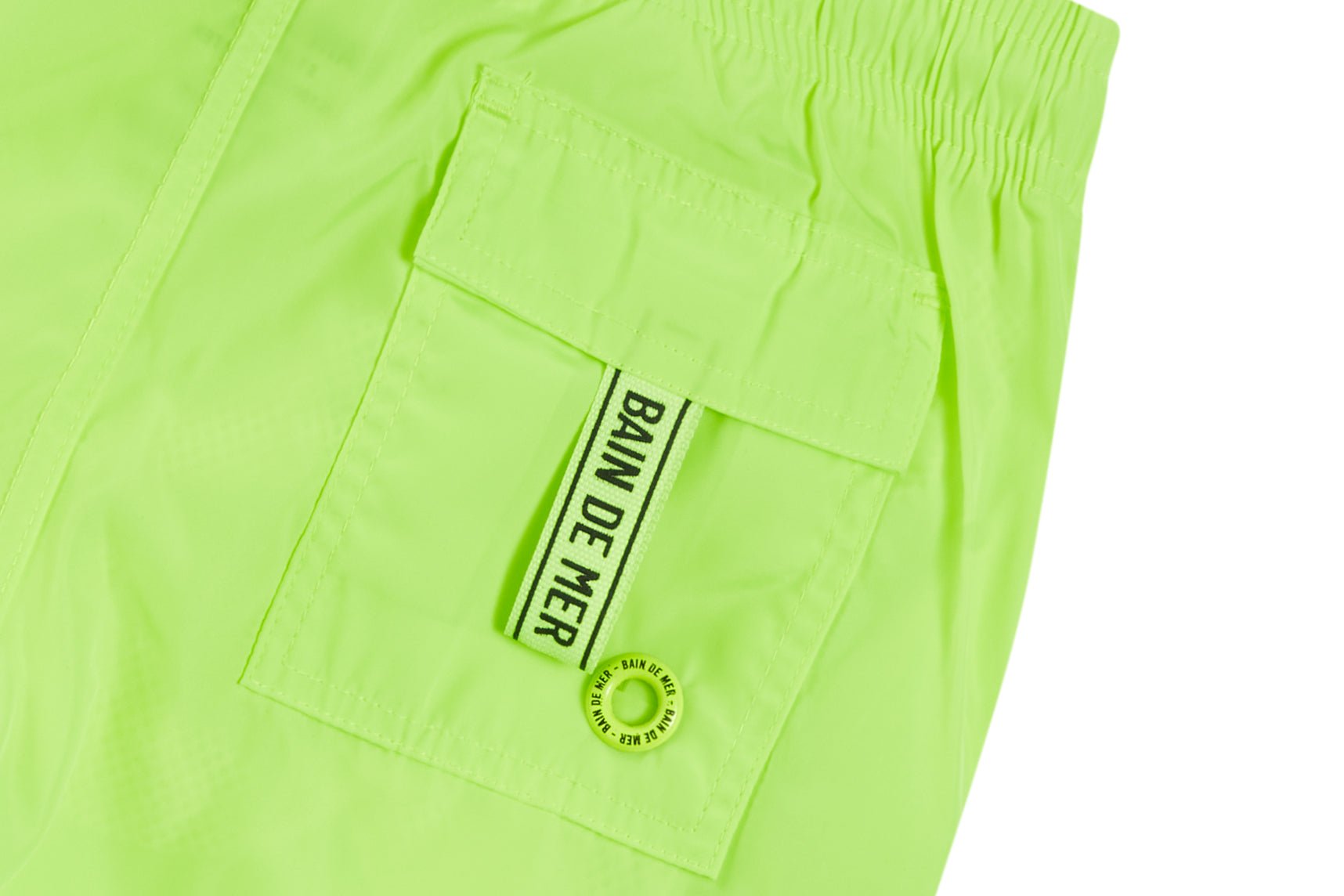 KIDS - Big skull neon yellow | Kids Swimwear - Bain de Mer