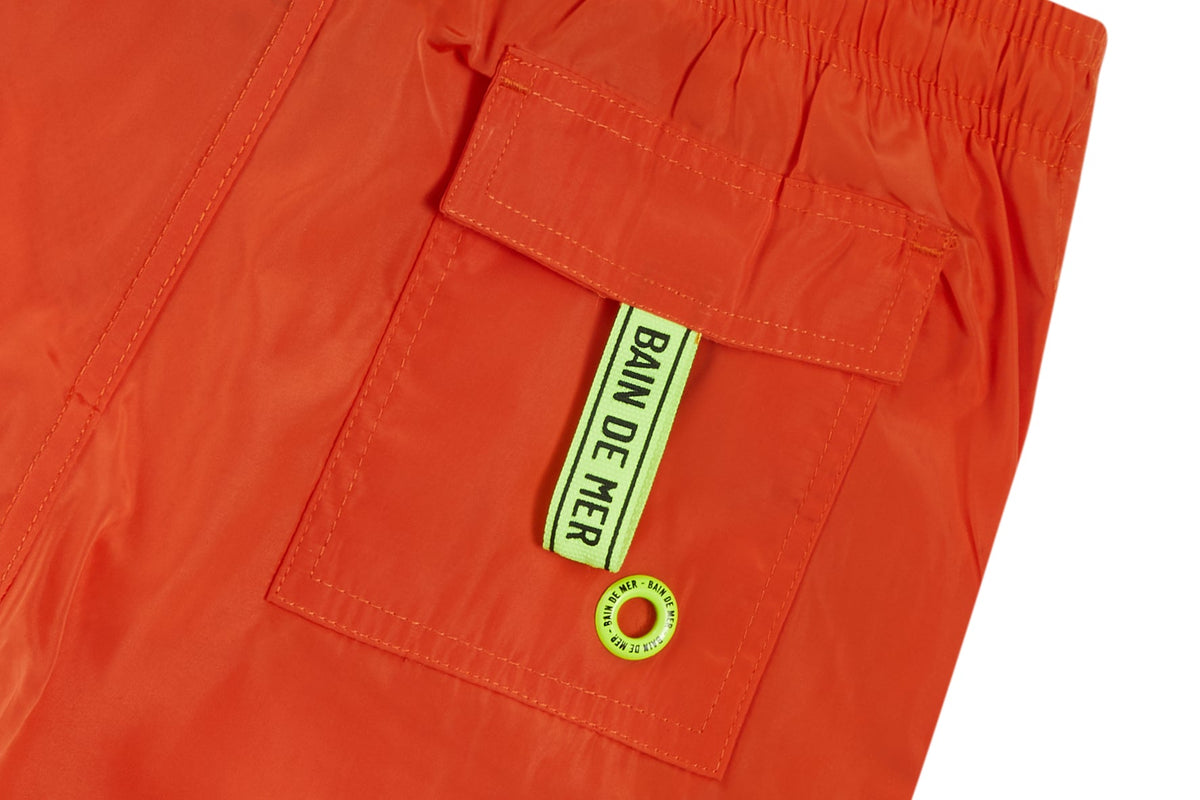 KIDS - Big skull orange | Kids Swimwear - Bain de Mer