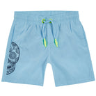 KIDS - Big skull sky blue | Kids Swimwear - Bain de Mer