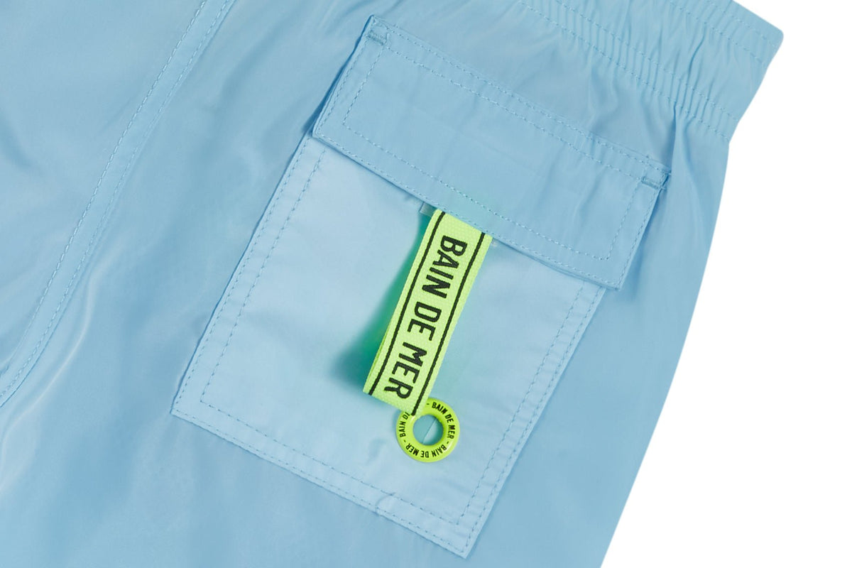 KIDS - Big skull sky blue | Kids Swimwear - Bain de Mer
