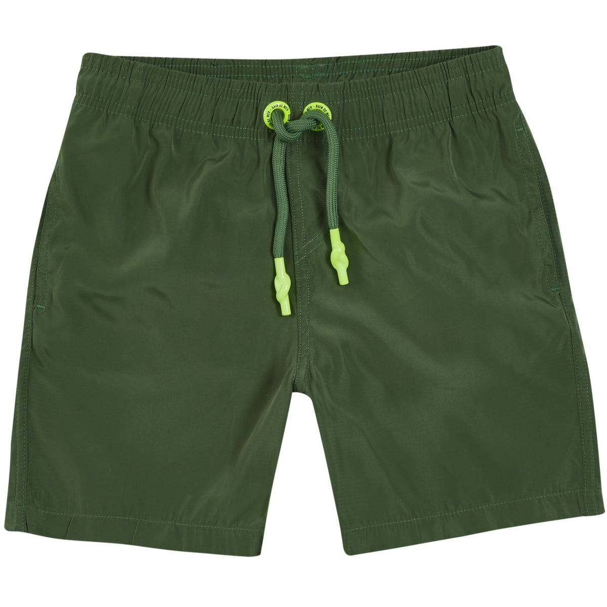 KIDS - Plain military green | Kids Swimwear - Bain de Mer