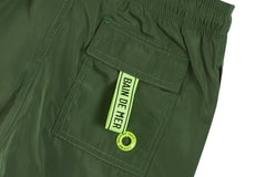 KIDS - Plain military green | Kids Swimwear - Bain de Mer