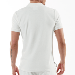 LA TARTANE WHITE | Towelling Polo - Bain de Mer