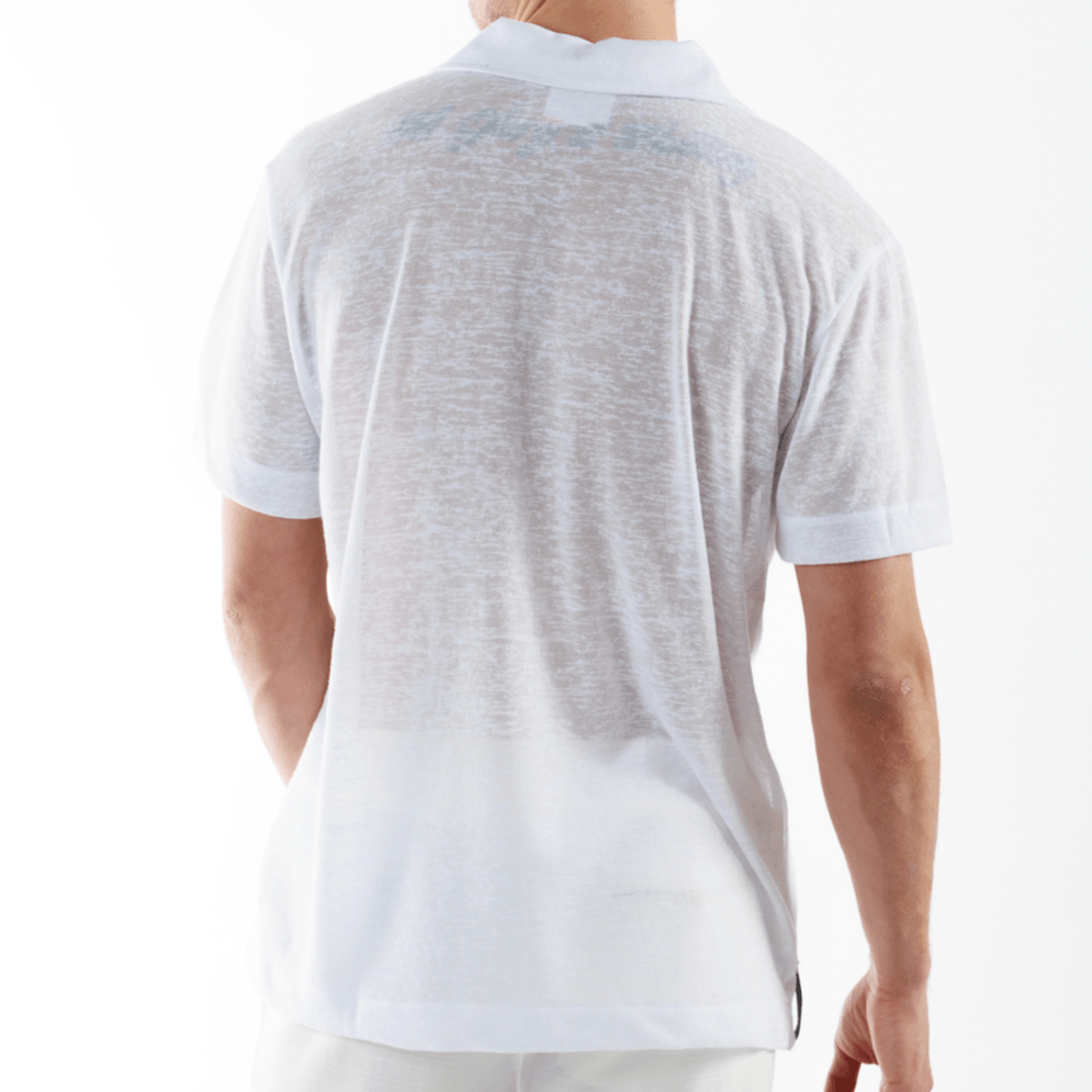 LOULOU WHITE | Linen Shirt Short Sleeve - Bain de Mer