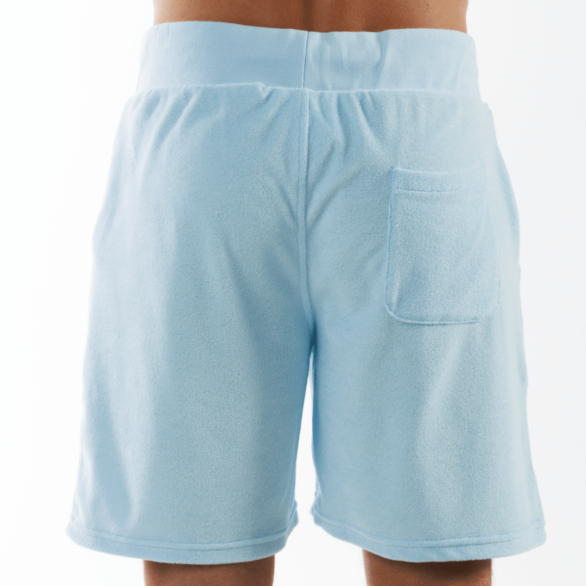 REGATTA SKY BLUE Towelling Shorts BAIN DE MER Official Site I