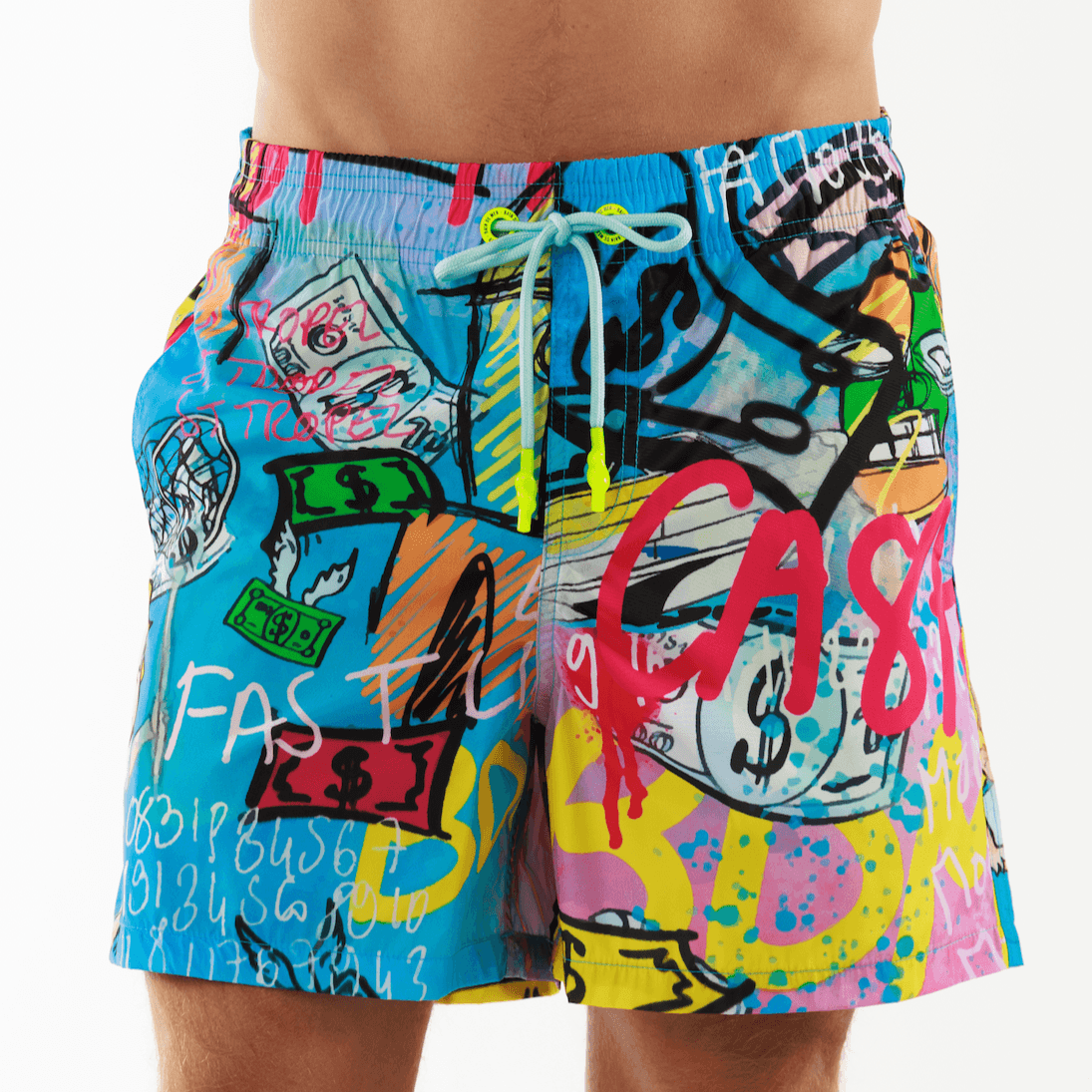 Mens designer swim trunks BAINDEMER