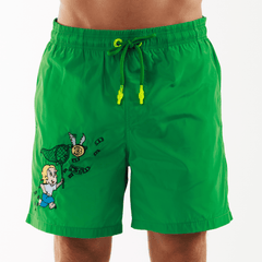 SALIN GREEN | Mens Swimwear RICH THE DOLLAR MONO - Bain de Mer