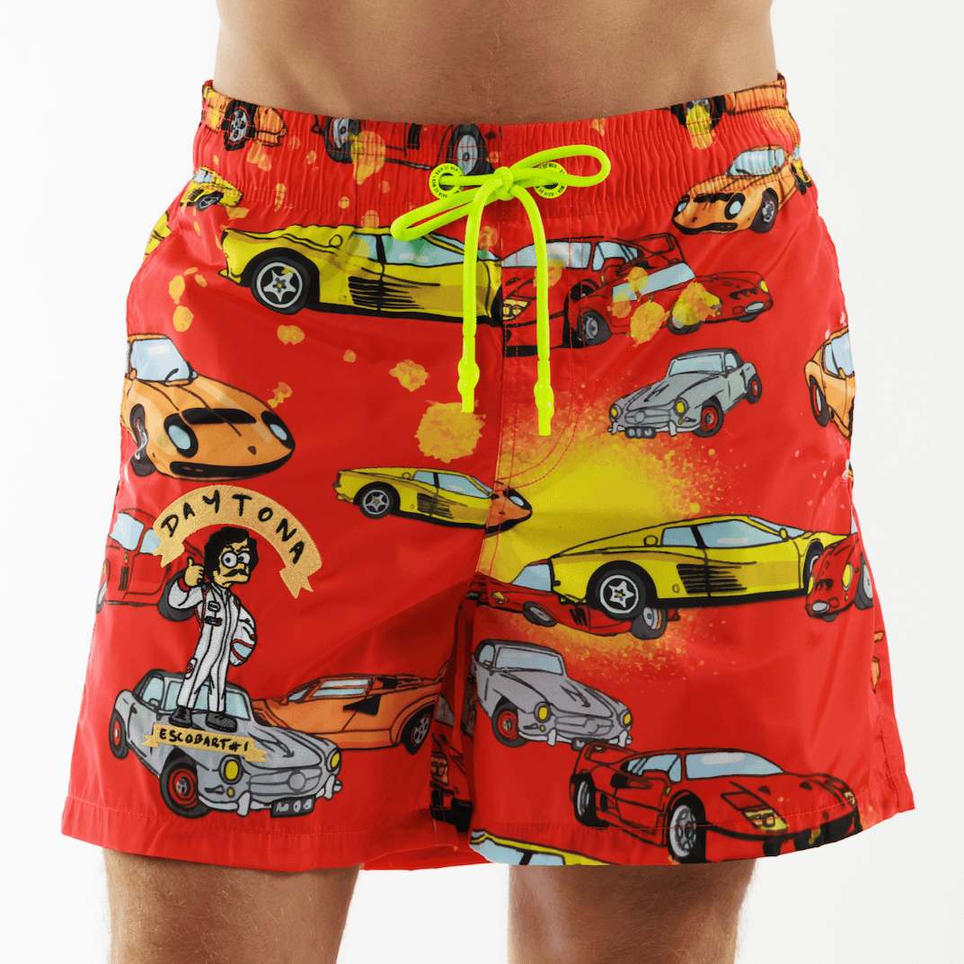 SALIN RED | Mens Swimwear ESCOBART CLASSIC CUP - Bain de Mer
